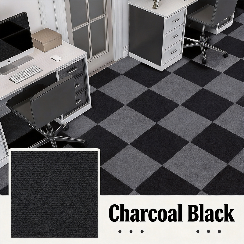 Self-Adhesive Interlocking Carpet Mats