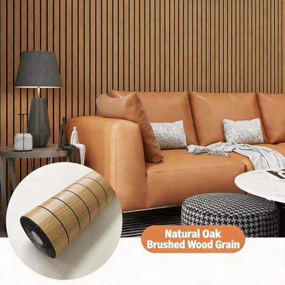 Peel & Stick Fluted Wall Panel Roll