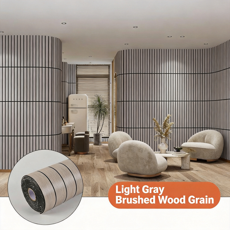 Peel & Stick Fluted Wall Panel Roll