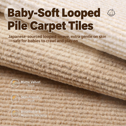 Self-Adhesive Interlocking Carpet Mats