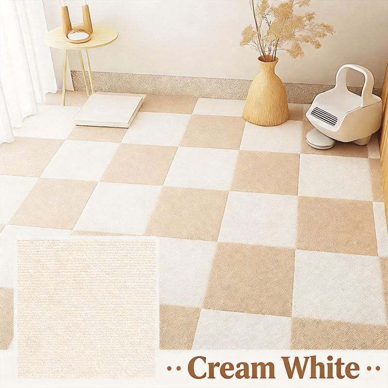 Self-Adhesive Interlocking Carpet Mats