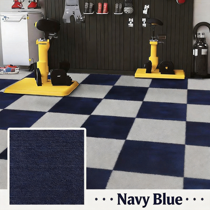 Self-Adhesive Interlocking Carpet Mats
