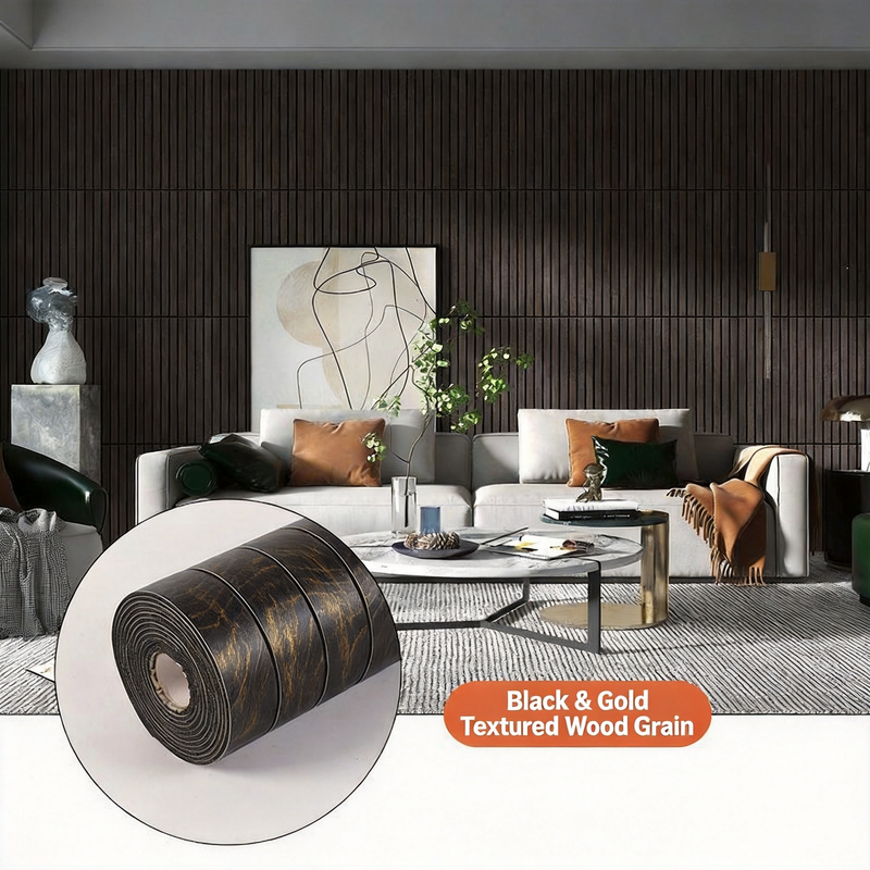 Peel & Stick Fluted Wall Panel Roll