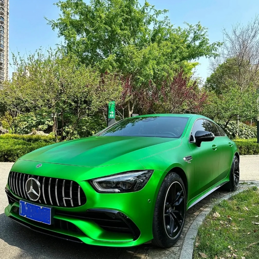 Matte Chrome Green Car Vinyl Wrap