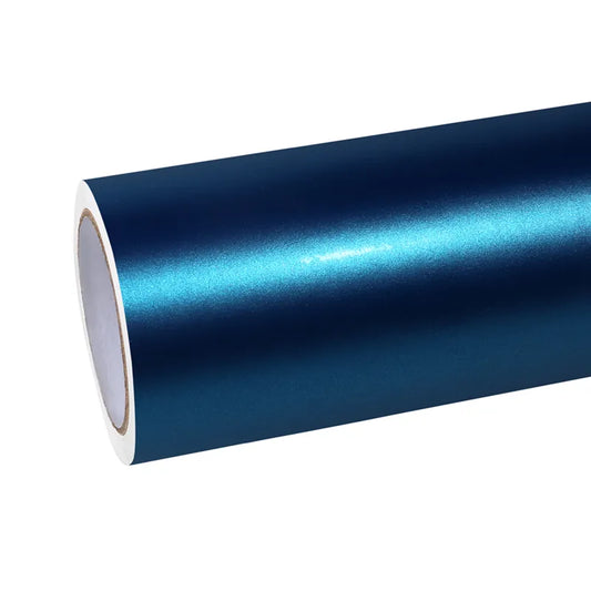 Matte Night Blue Car Vinyl Wrap