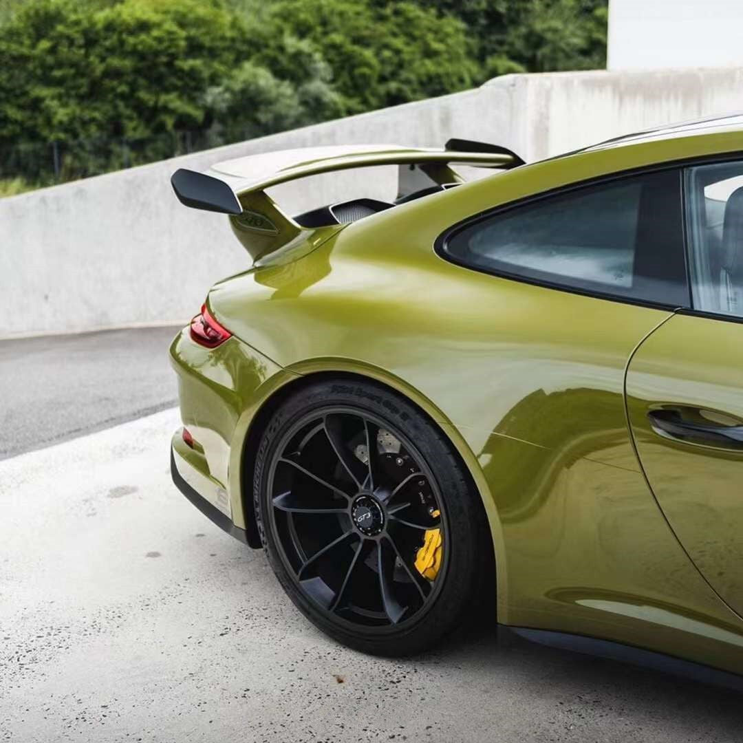 Quality Super Gloss Reseda Green Car Vinyl Wrap  For Sale |