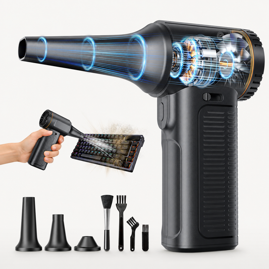 F11 Electric Air Duster, Compressed Air Blower Gun