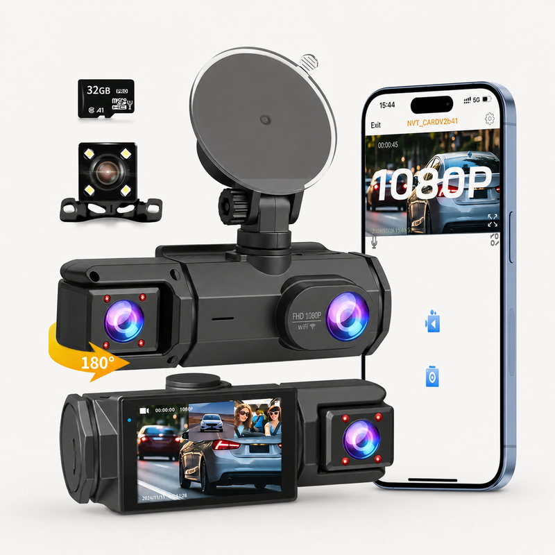 HD Car Dash Cam w/ 32GB – Crystal Clear