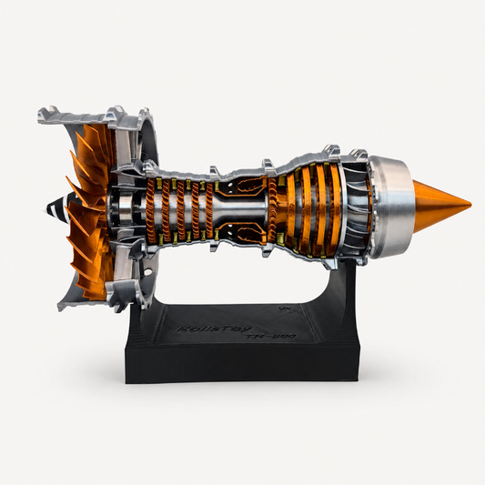 Aircraft Turbofan Engine Model DIY Assembly Kit – TR900