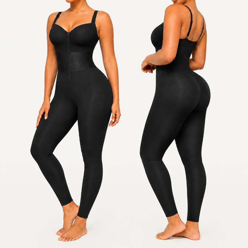 AirSlim ElasticFuse Zipper Shaping Jumpsuit