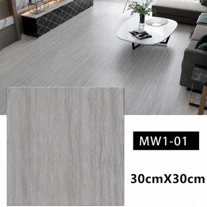 Self-Adhesive Wood Grain Floor Tiles