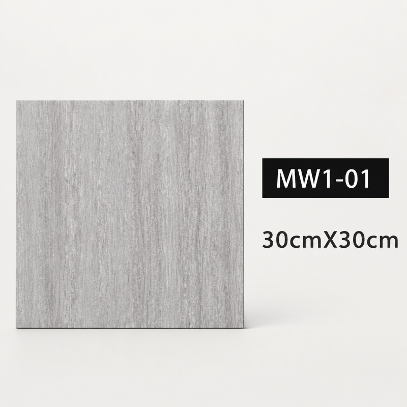 Self-Adhesive Wood Grain Floor Tiles