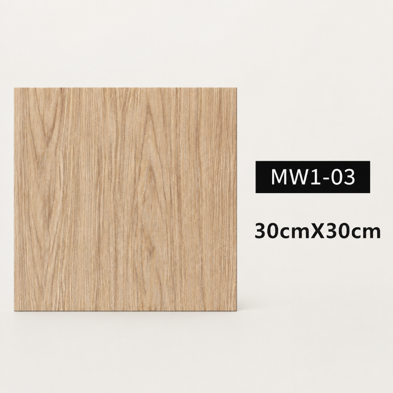 Self-Adhesive Wood Grain Floor Tiles