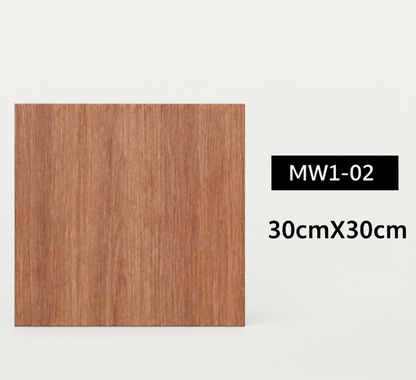 Self-Adhesive Wood Grain Floor Tiles