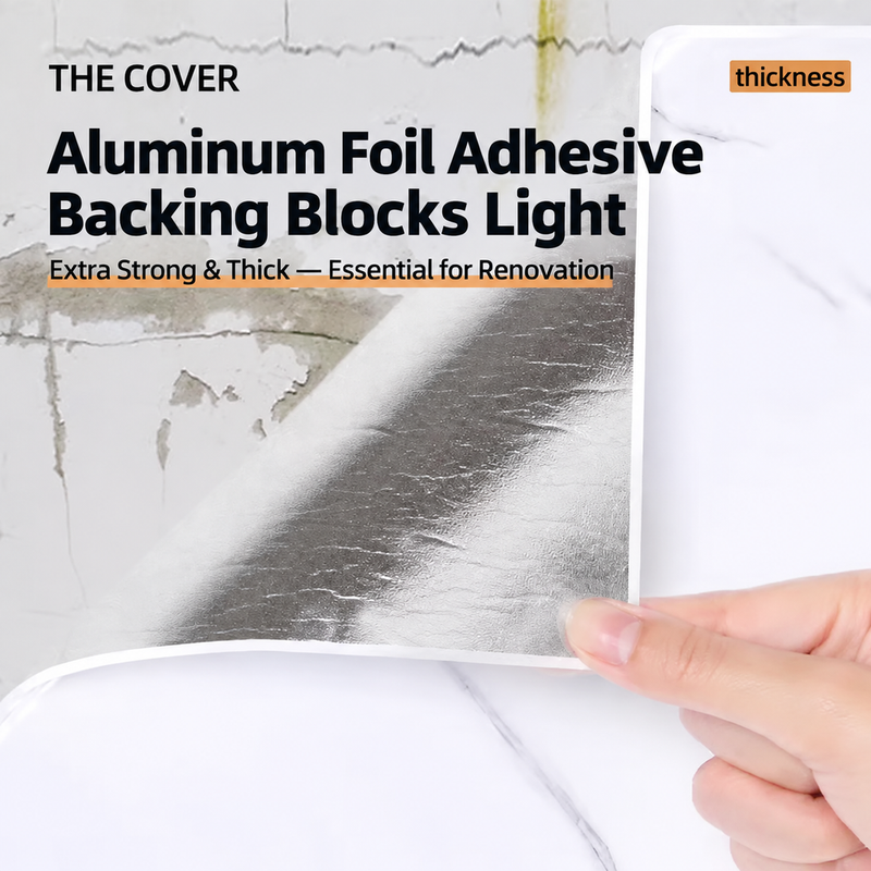 Peel & Stick Marble Wall Panel Roll