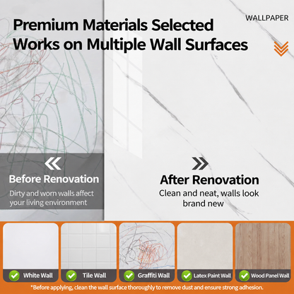 Peel & Stick Marble Wall Panel Roll