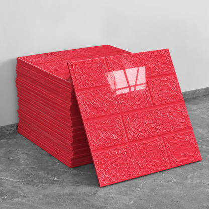 Peel & Stick 3D Brick Foam Wall Panels