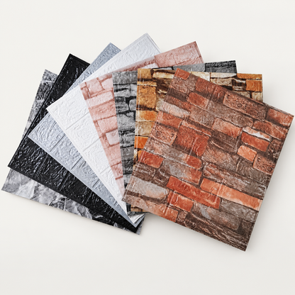 Peel & Stick 3D Brick Foam Wall Panels