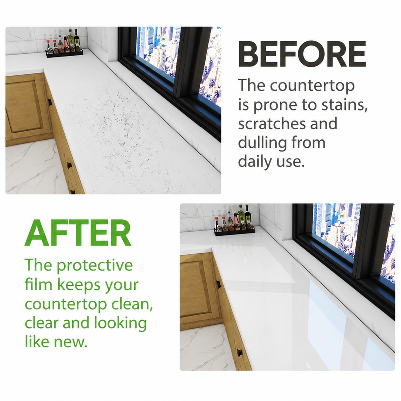 Clear PET Kitchen Surface Protective Film