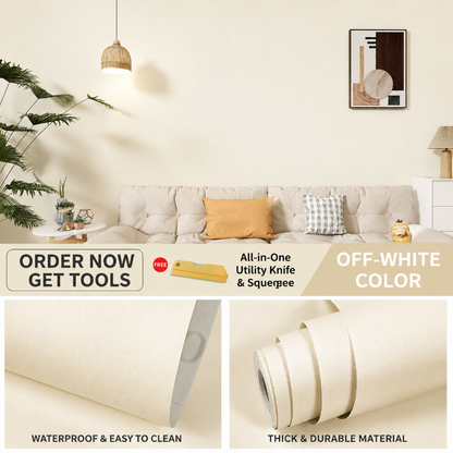 Peel & Stick Solid Color Wallpaper Roll