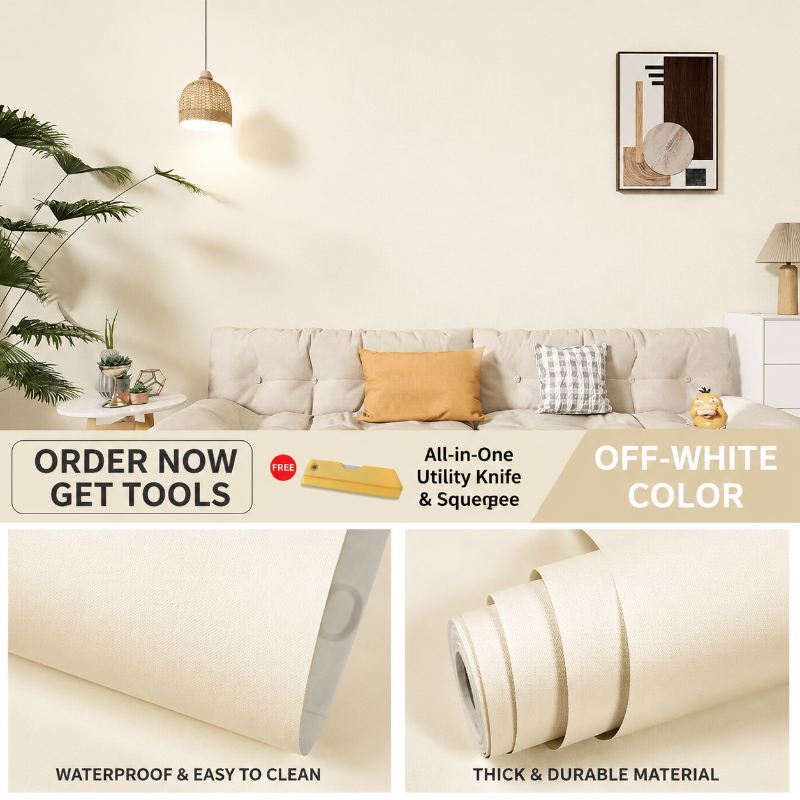 Peel & Stick Solid Color Wallpaper Roll
