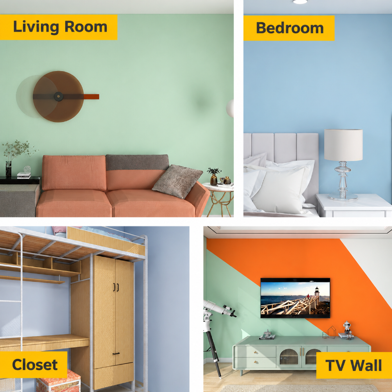 Peel & Stick Solid Color Wallpaper Roll