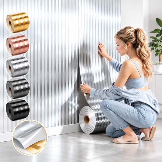 Peel & Stick Metallic Wall Covering