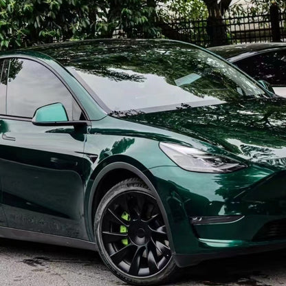Tesla Gloss PET Agate Green Car Vinyl Wrap