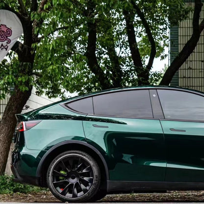 Tesla Gloss PET Agate Green Car Vinyl Wrap